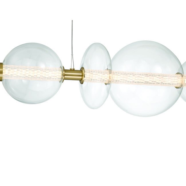 Echelon Linear Chandelier - ChromeClear56”casivra