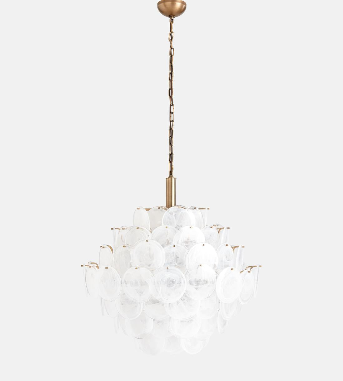 Elba Glass Large Chandelier - casivra