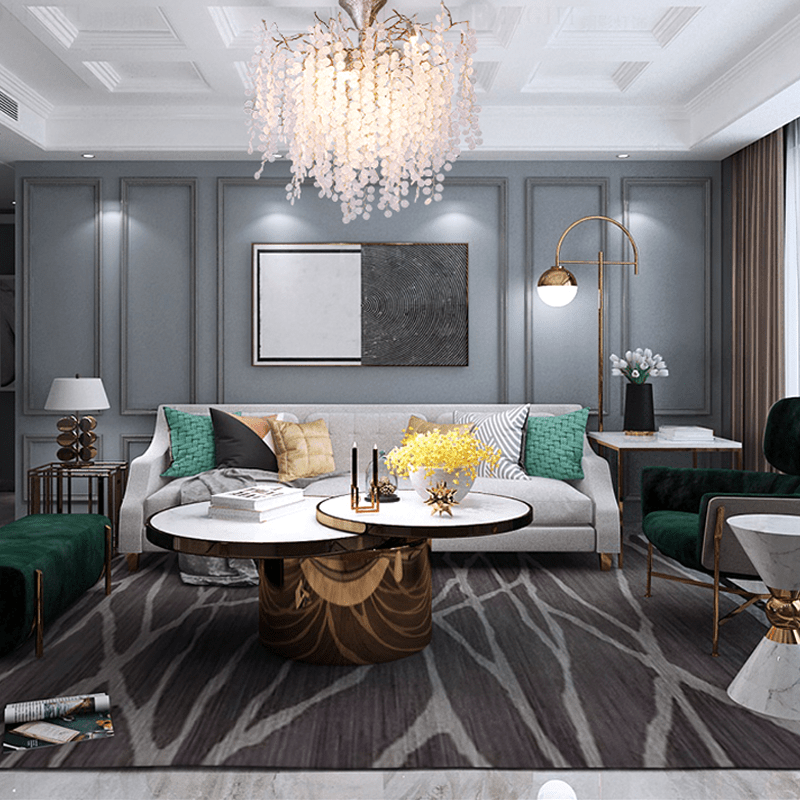 Ellie Modern Crystal Branch Chandelier - 39.37" diamcasivra