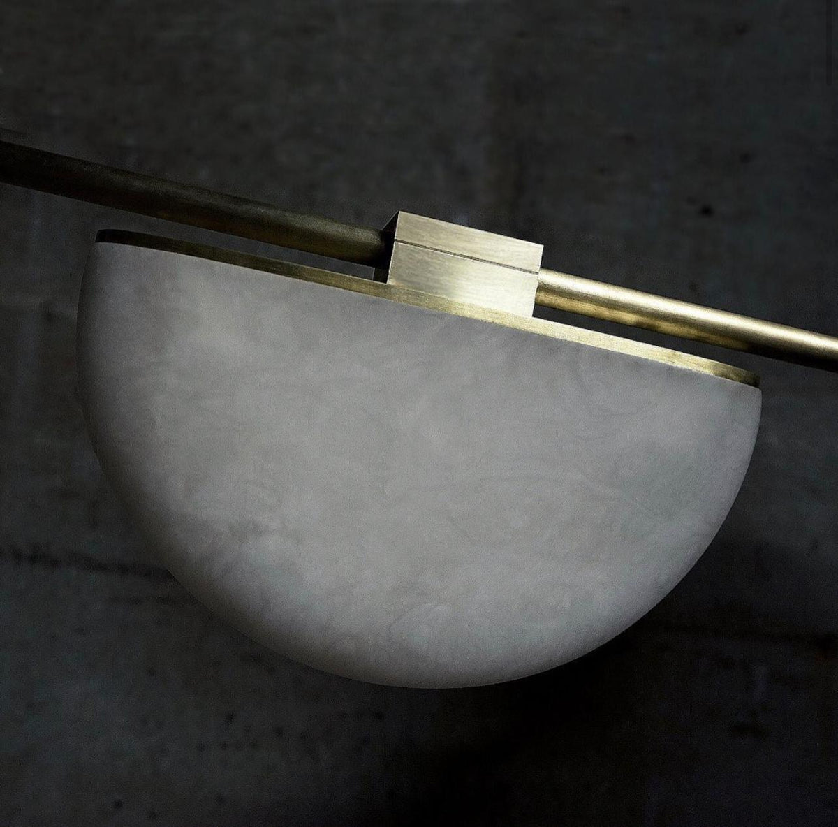 Elliot Alabaster Chandelier, Artistic Modern Chandelier for Bar Area - casivra