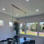 Boule De Radiant Crystal Linear Chandelier 60"