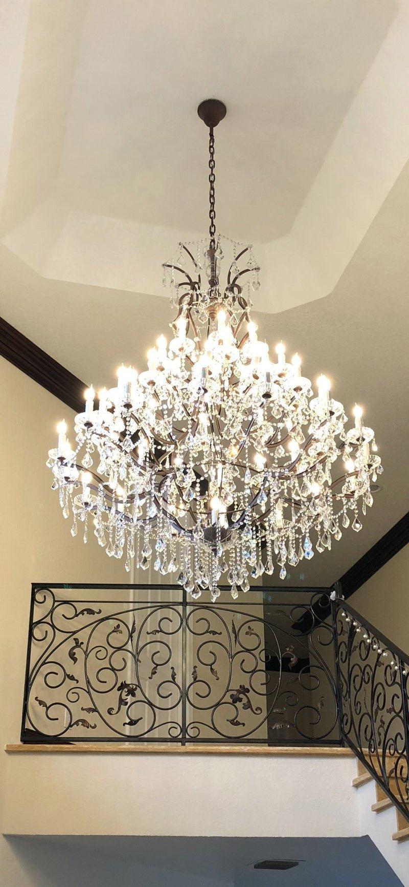 Empire Maria Theresa Crystal Chandelier 60” /50-LIGHT-Chandelier-casivra-casivra
