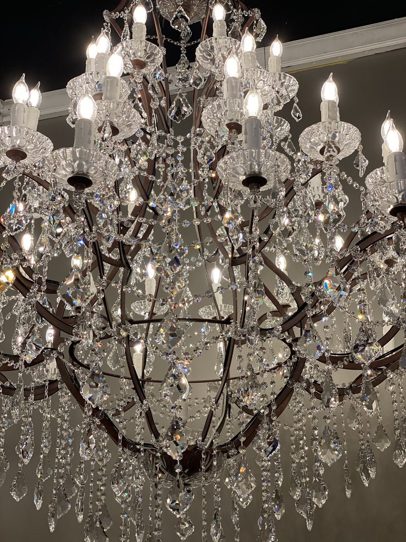 Empire Maria Theresa Crystal Chandelier 60” /50-LIGHT-Chandelier-casivra-casivra