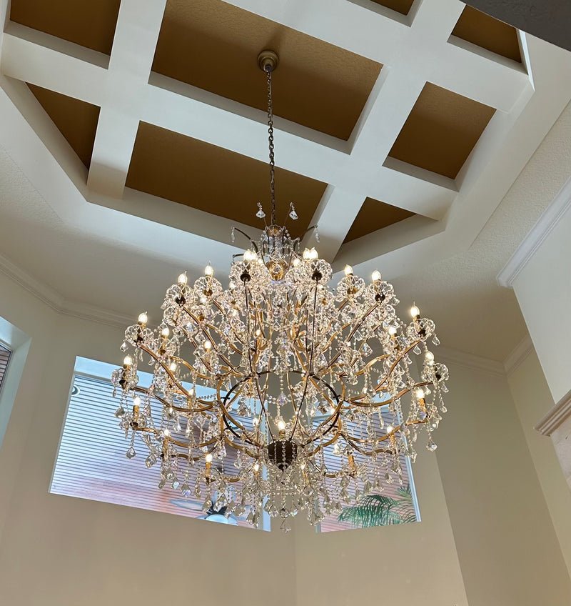 Empire Maria Theresa Crystal Chandelier 60” /50-LIGHT-Chandelier-casivra-casivra