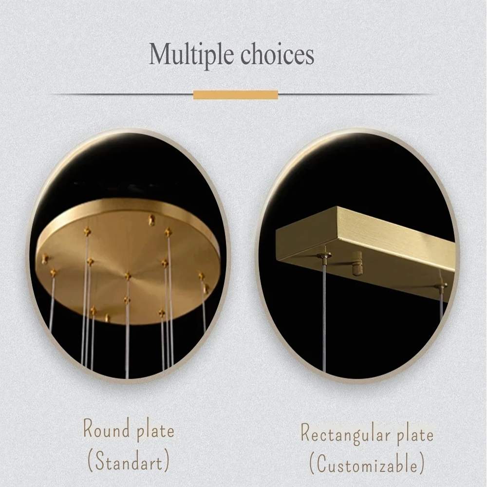 Eve Modern Crystal Chandelier for Staircase - Gold1Cool Light(6000K)casivra