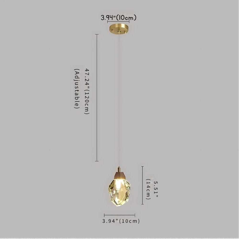 Eve Modern Crystal Chandelier for Staircase - Gold1Cool Light(6000K)casivra