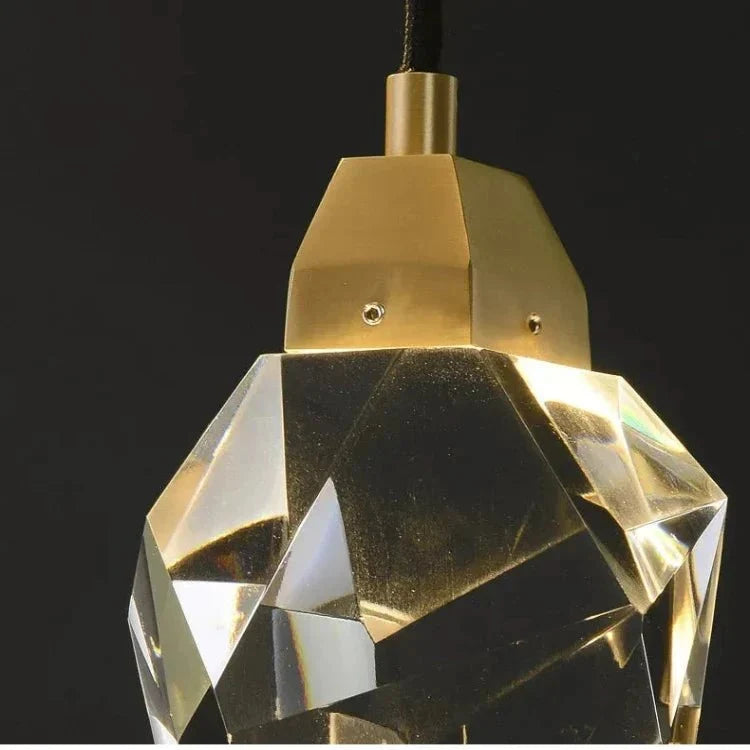 Eve Modern Crystal Chandelier for Staircase - Gold1Cool Light(6000K)casivra