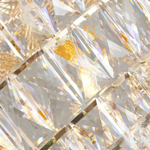 Extra Large Foyer Pure Crystal Ceiling Light Fixture Living Room Entrance Staircase Chandelier - D33.5"*H47.2"/ 25 Lightscasivra