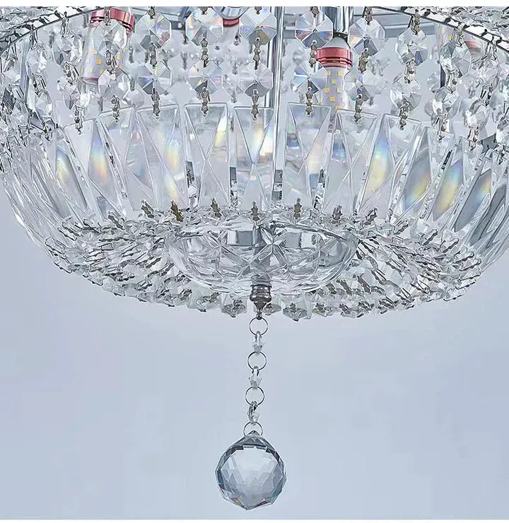 Extra Large Multi - layer Modern Light Luxury Crystal Chandelier for Living / Dining Room / Villa - D39.4"*H57.1"casivra