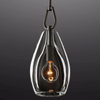 Botanist Crystal Flute Pendant Light