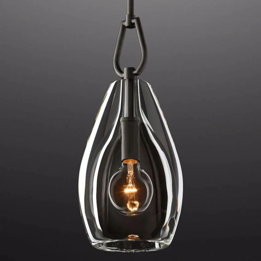 Botanist Crystal Flute Pendant Light
