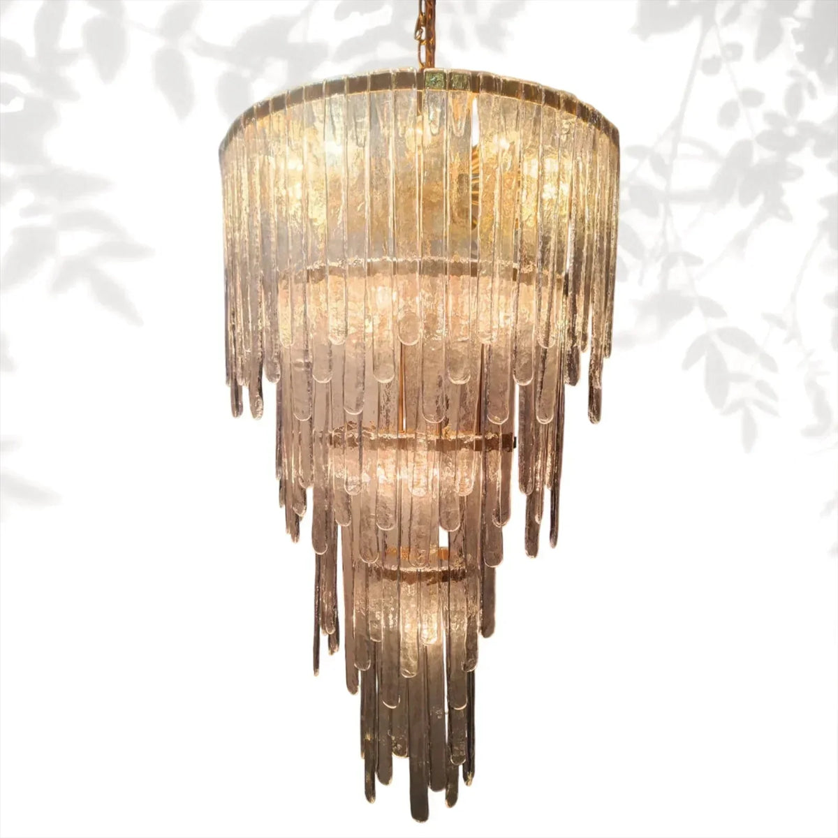 Fenwater Crystal Falls Chandelier - Polished Nickel4 - Tiercasivra