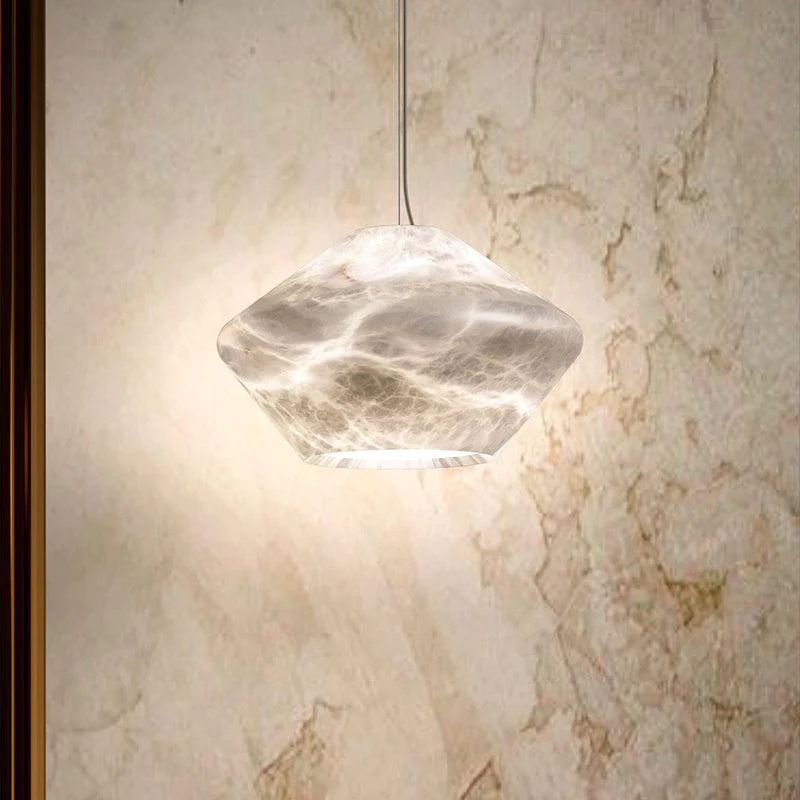 Finlay Alabaster Pendant Light, Kitchen Island Pendant Light - casivra