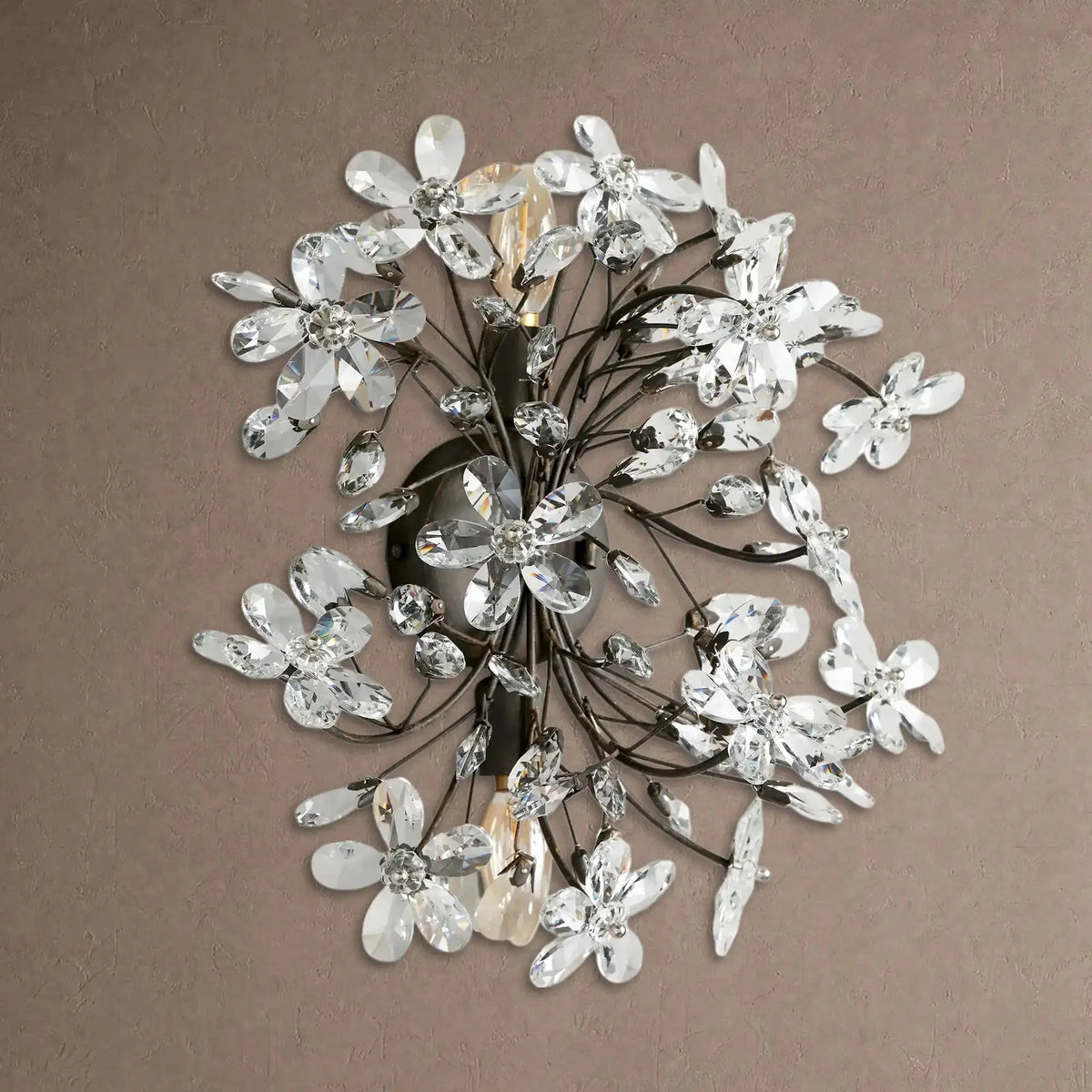 Foglia 2-Light Wall Sconce - Blackcasivra