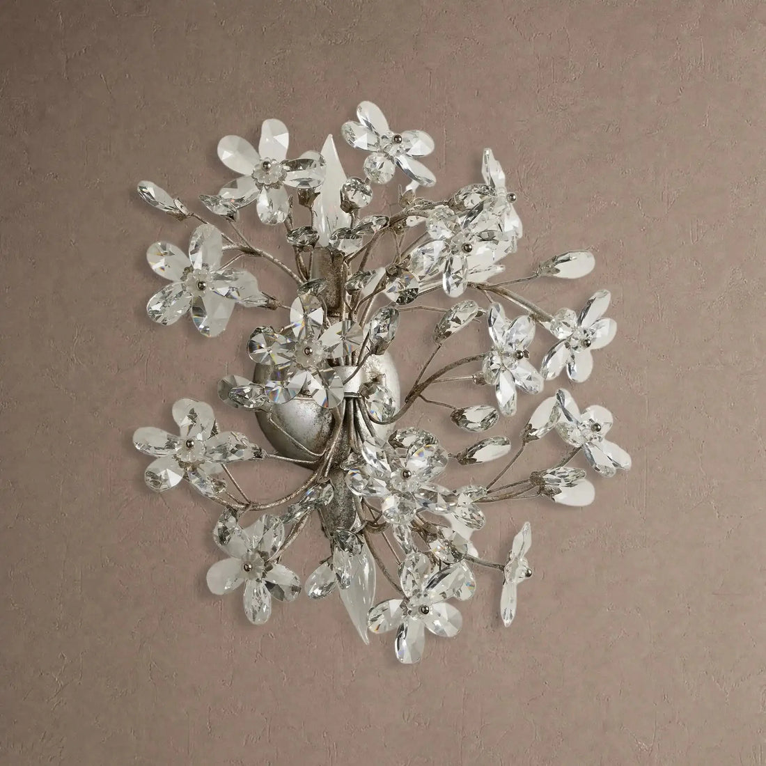 Foglia 2-Light Wall Sconce - Silvercasivra
