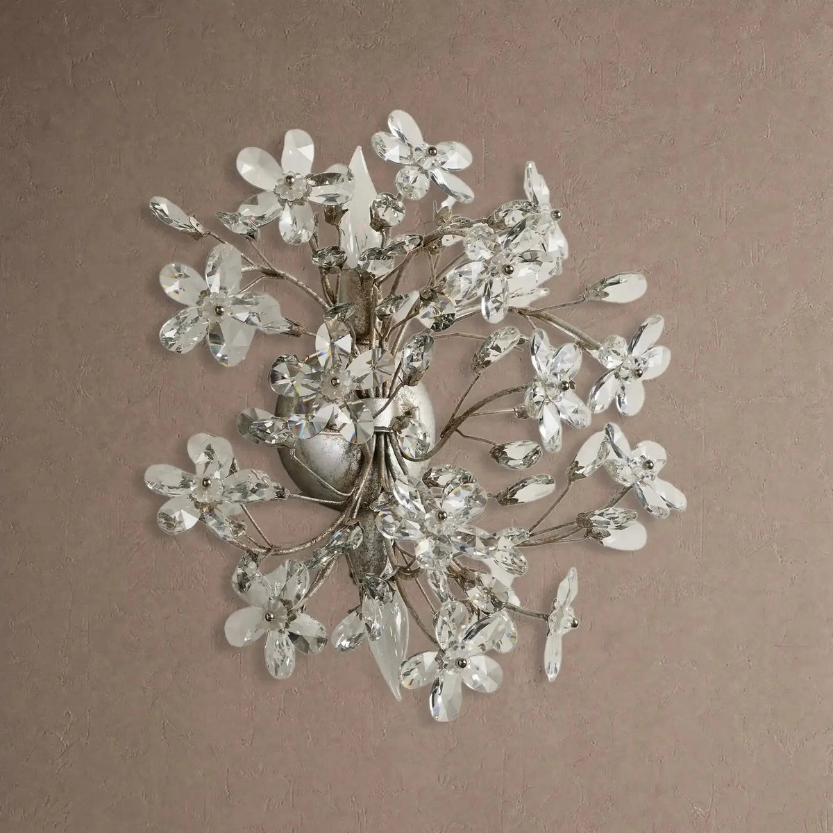 Foglia 2-Light Wall Sconce - Silvercasivra