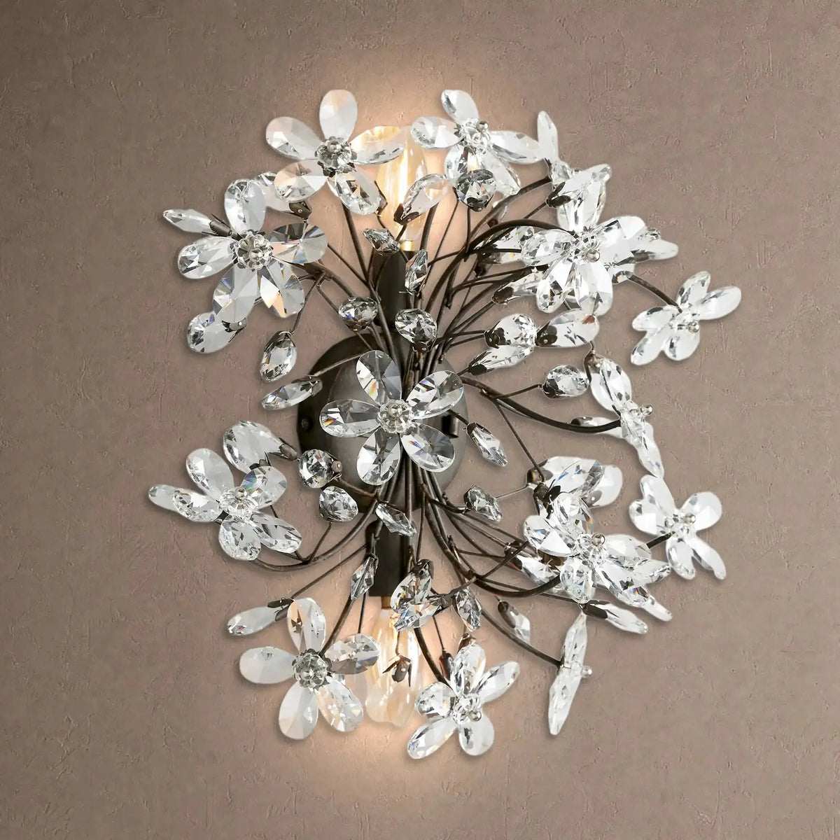 Foglia 2-Light Wall Sconce - Blackcasivra