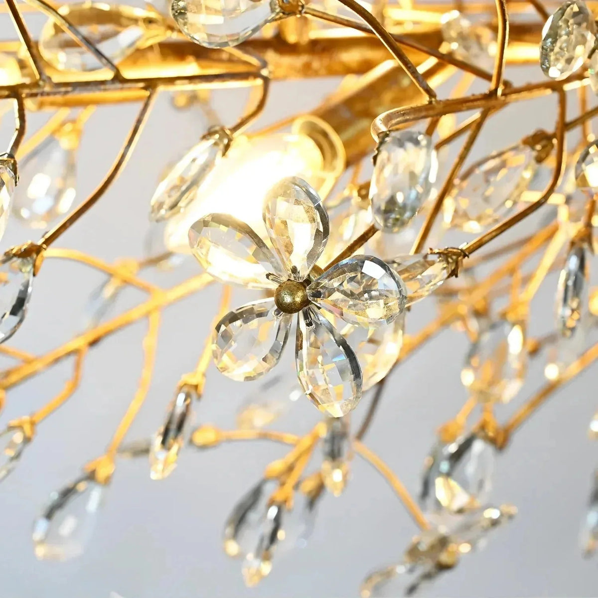 Foglia Linear Chandelier 43" 51" 68"W in bronze by Blush Lighting