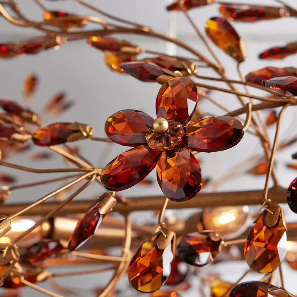 Foglia Oval Chandelier 62'' 74'' - bronze finish, modern home lighting