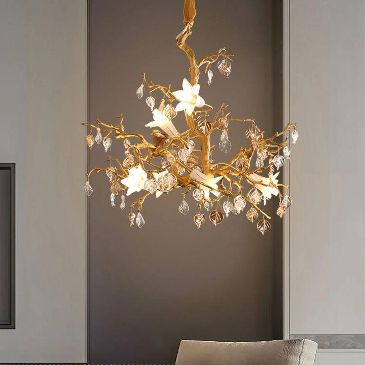 Fiori Branch Chandelier - Size: L 19.7″(50cm) x H 19.7″(50cm)casivra
