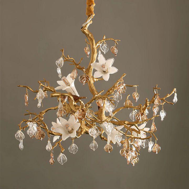 Fiori Branch Chandelier - Size: L 19.7″(50cm) x H 19.7″(50cm)casivra