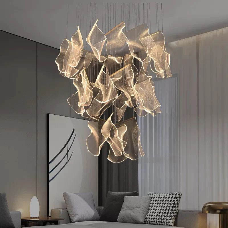 Flame Branch Chandelier - 12 lightscasivra
