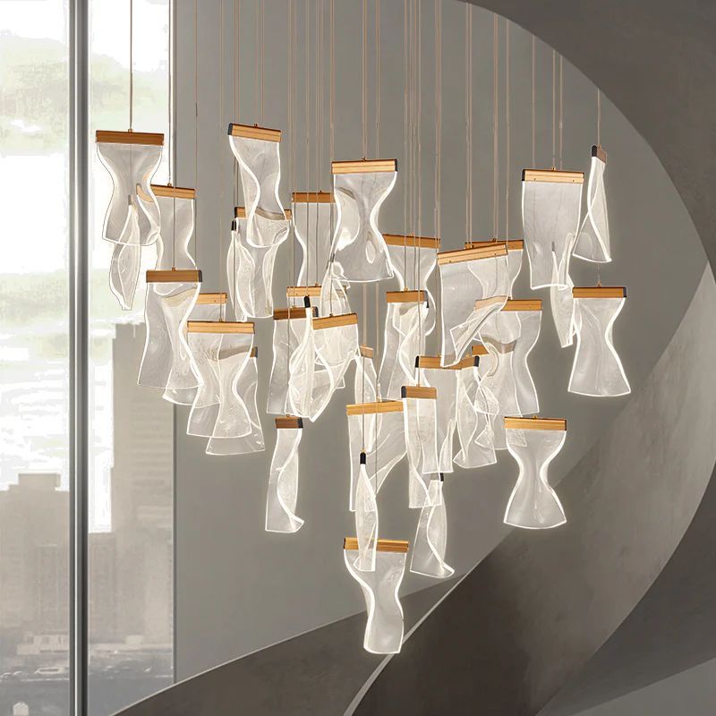 Flame Branch Chandelier - 6 lightscasivra