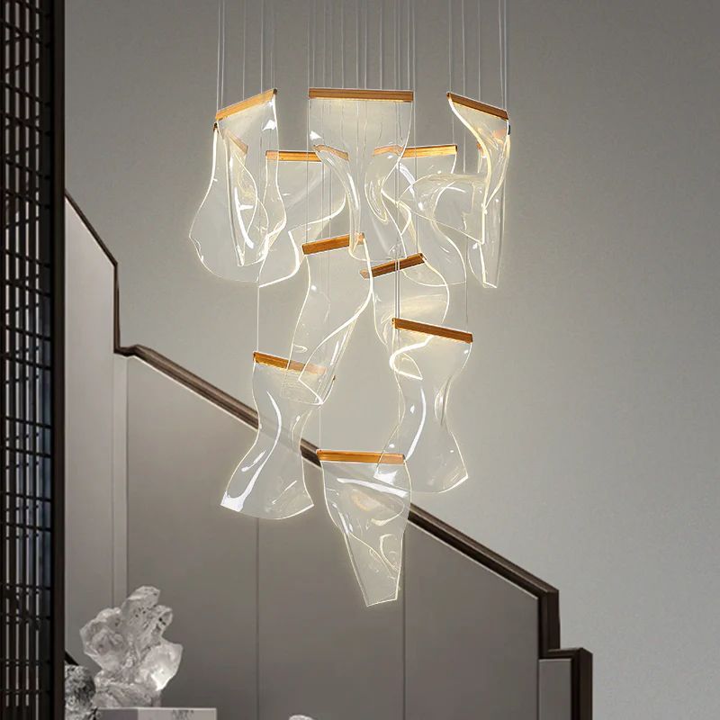 Flame Branch Chandelier - 6 lightscasivra