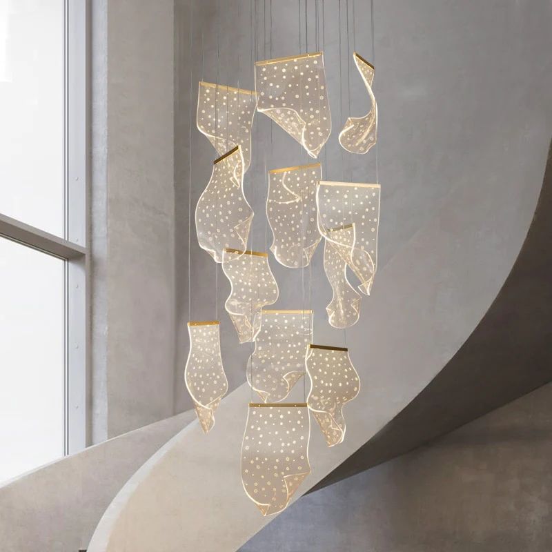 Flame Branch Chandelier - 6 lightscasivra