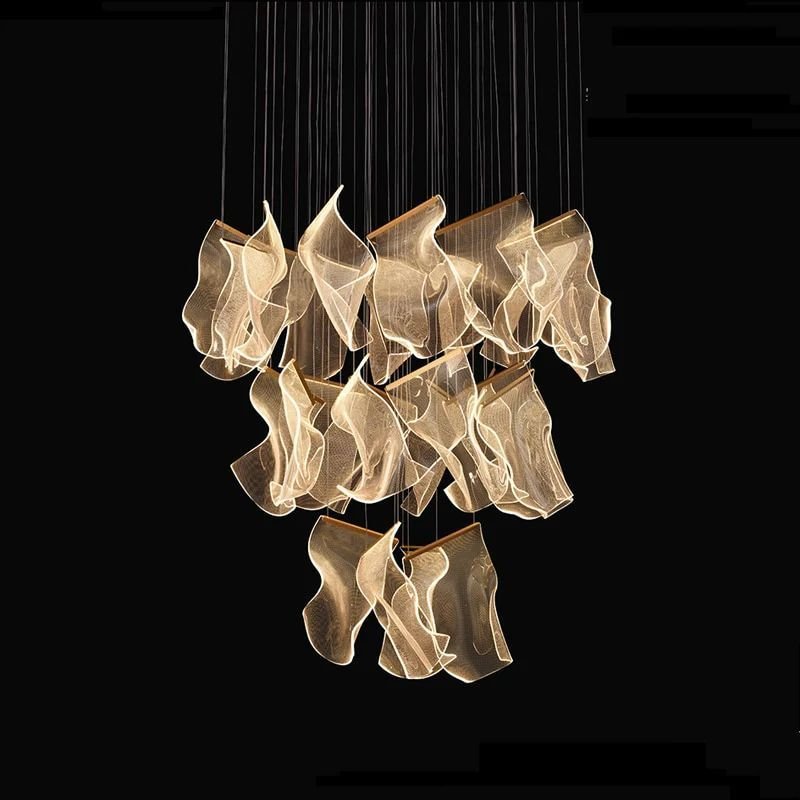 Flame Branch Chandelier - 6 lightscasivra