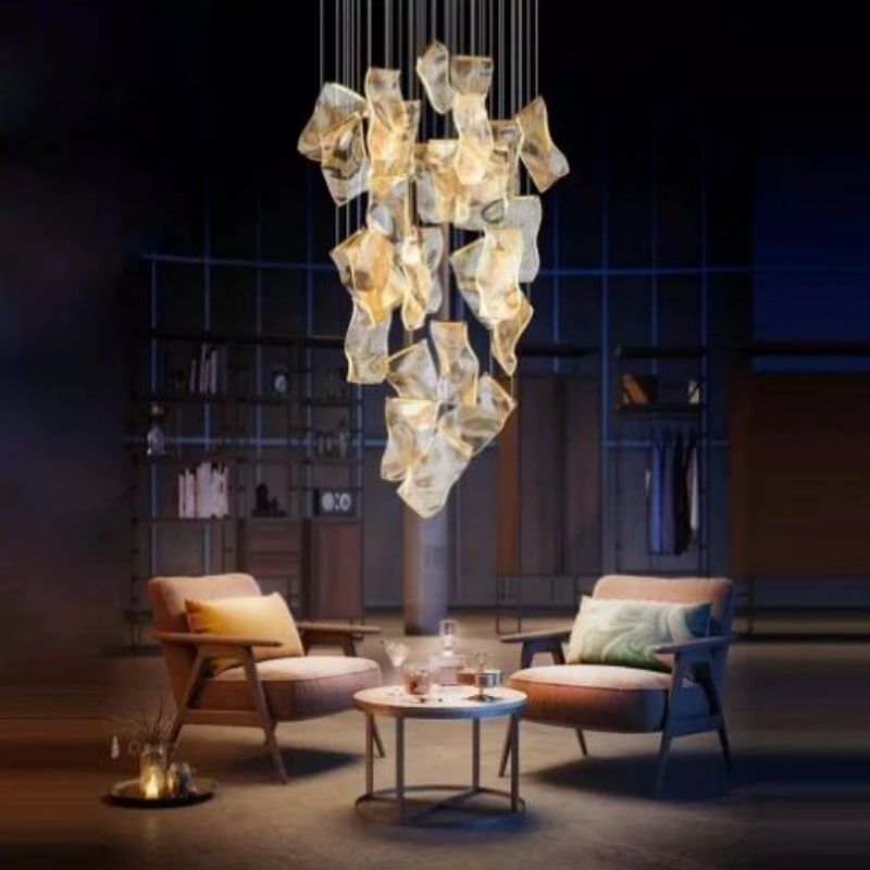Flame Branch Chandelier - 25 lightscasivra