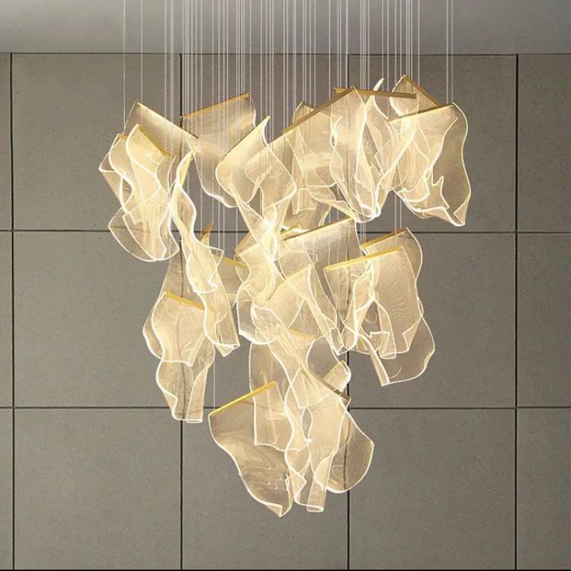 Flame Branch Chandelier - 25 lightscasivra