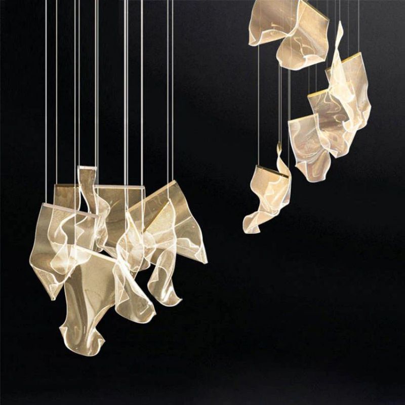 Flame Branch Chandelier - 8 lightscasivra