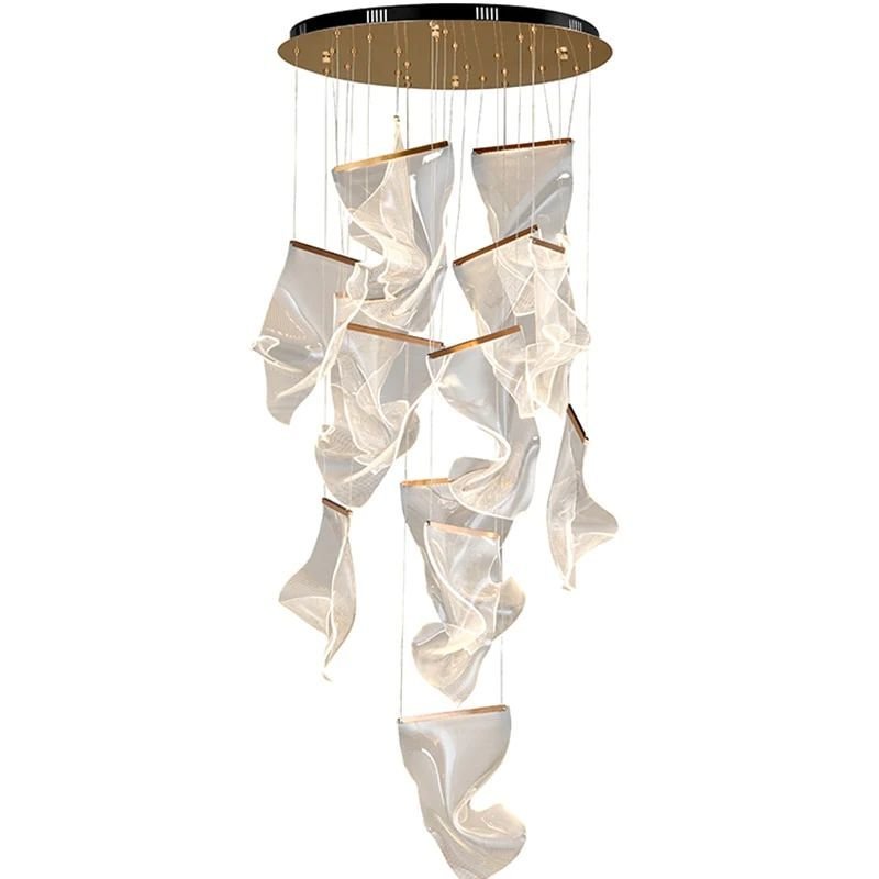 Flame Branch Chandelier - 6 lightscasivra