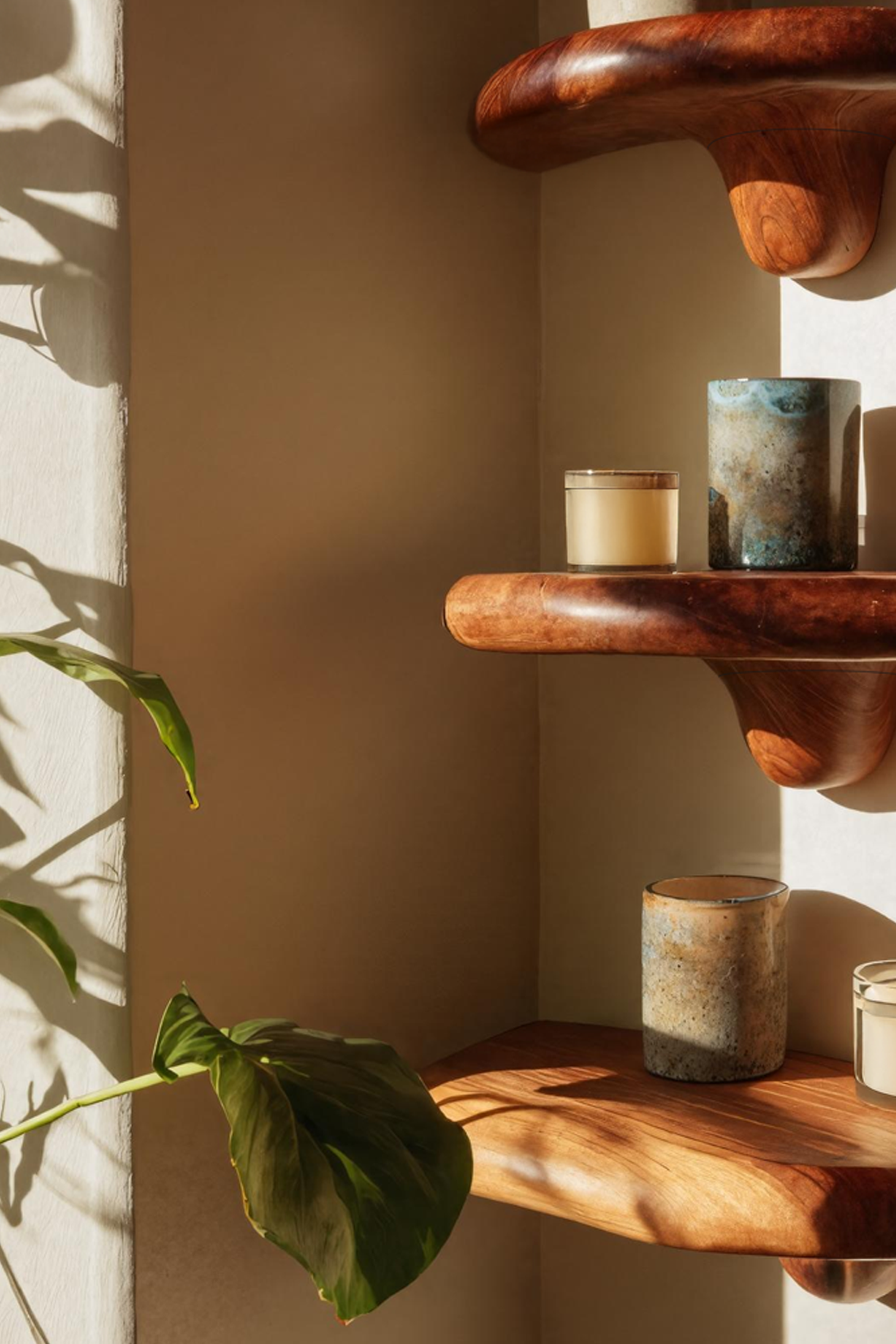 Modern Live Edge Mushroom Shelf For Elegant Furniture Decor