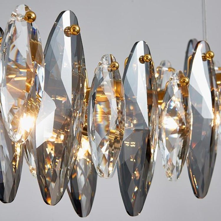 Flor Linear Chandelier for Dining Room-Chandelier-casivra-casivra
