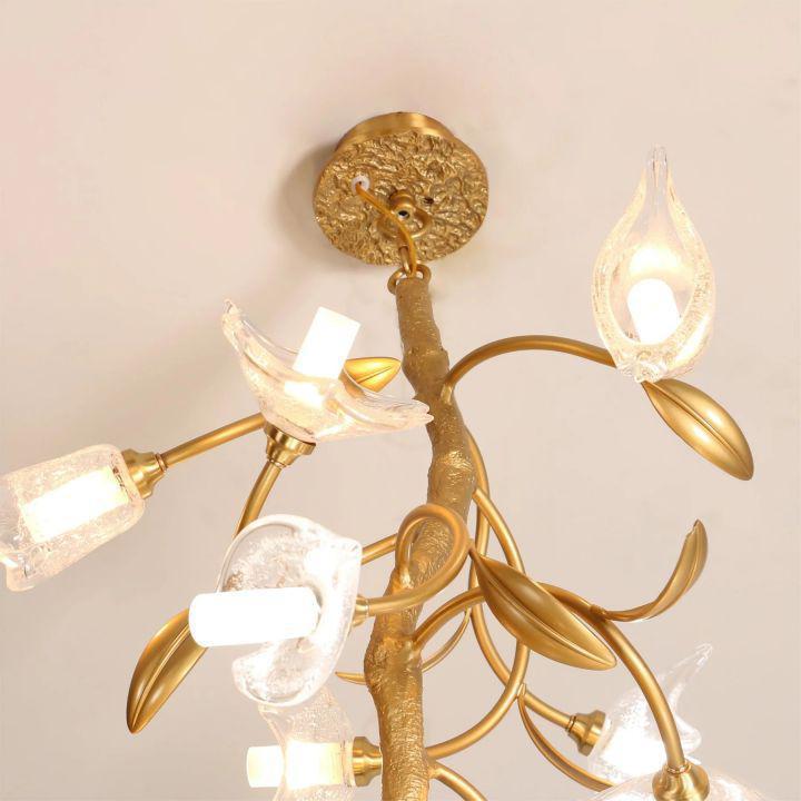 Flower Craftsman Chandelier - L 15.7″(40cm) x H 59″(150cm)casivra