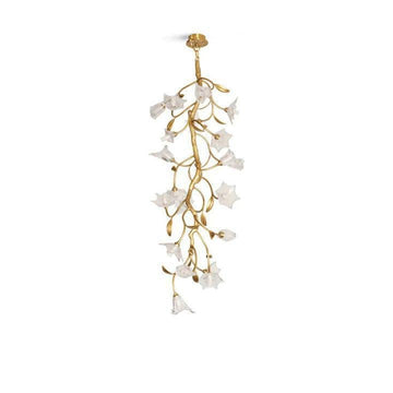 Flower Craftsman Chandelier - L 15.7″(40cm) x H 59″(150cm)casivra