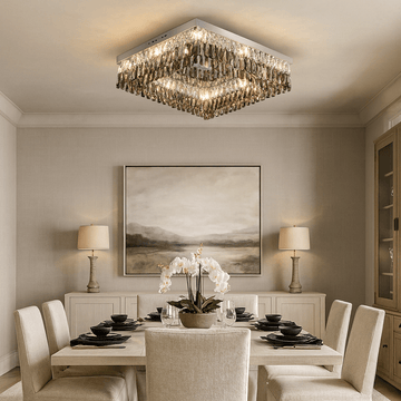 buyGiano Crystal Flush Mount - Morsale