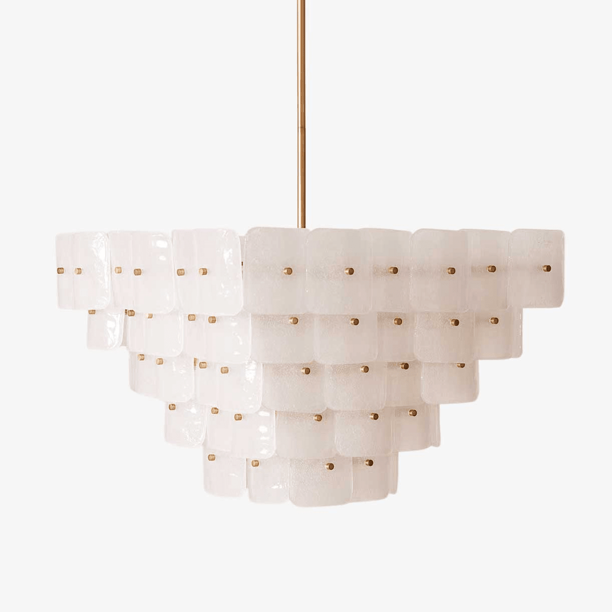 Francis Chandelier - L 27.6″ x W 27.6″ x H 19.3″Gold & Whitecasivra