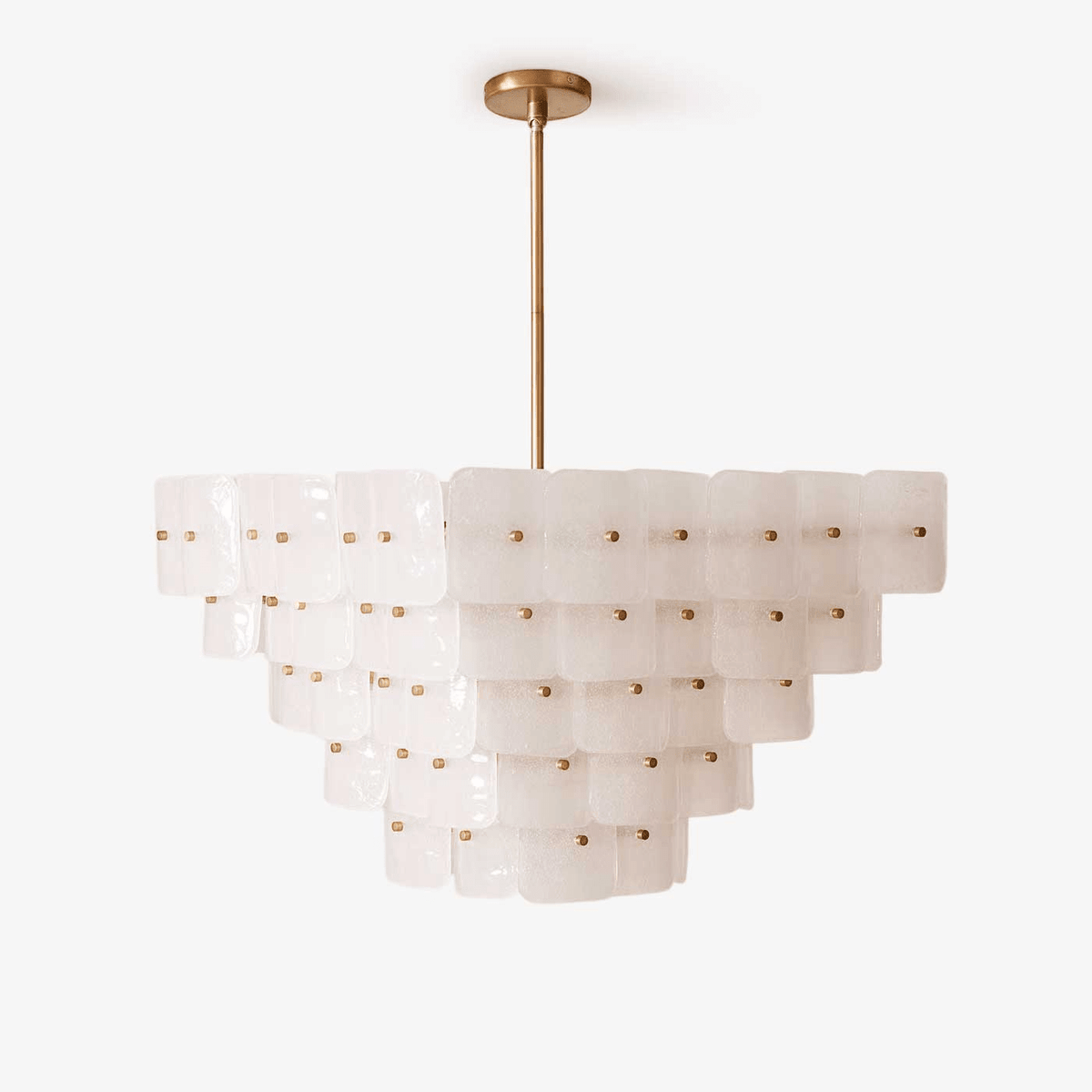 Francis Chandelier - L 27.6″ x W 27.6″ x H 19.3″Gold & Whitecasivra