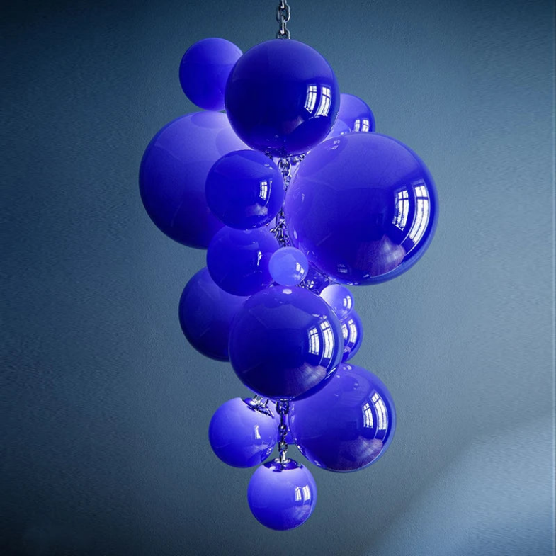 Velymo Grapetta Fruit Grape Hanging Swag Chandelier