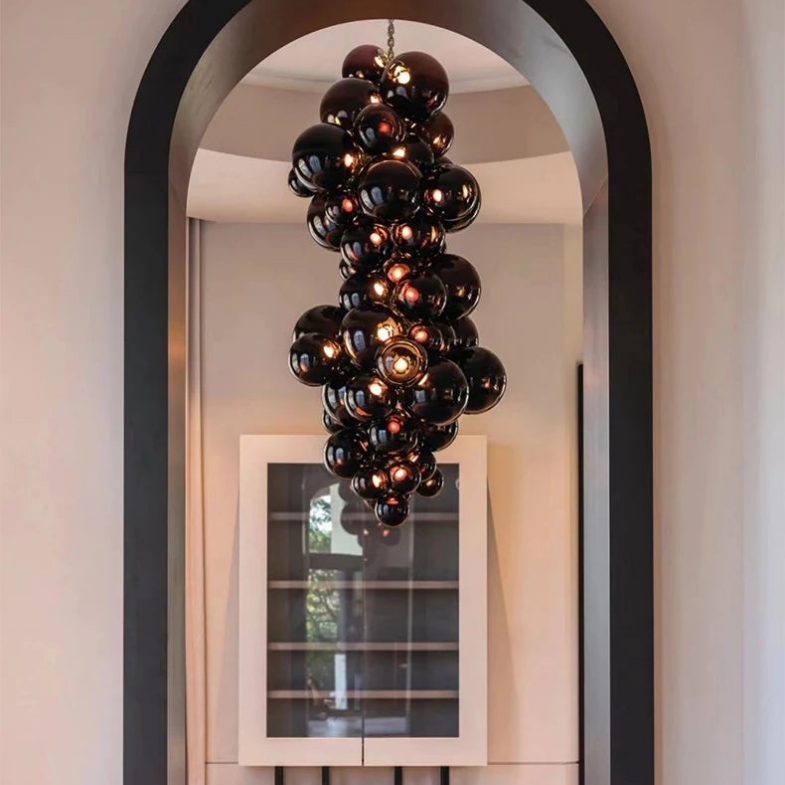Velymo Grapetta Fruit Grape Hanging Swag Chandelier