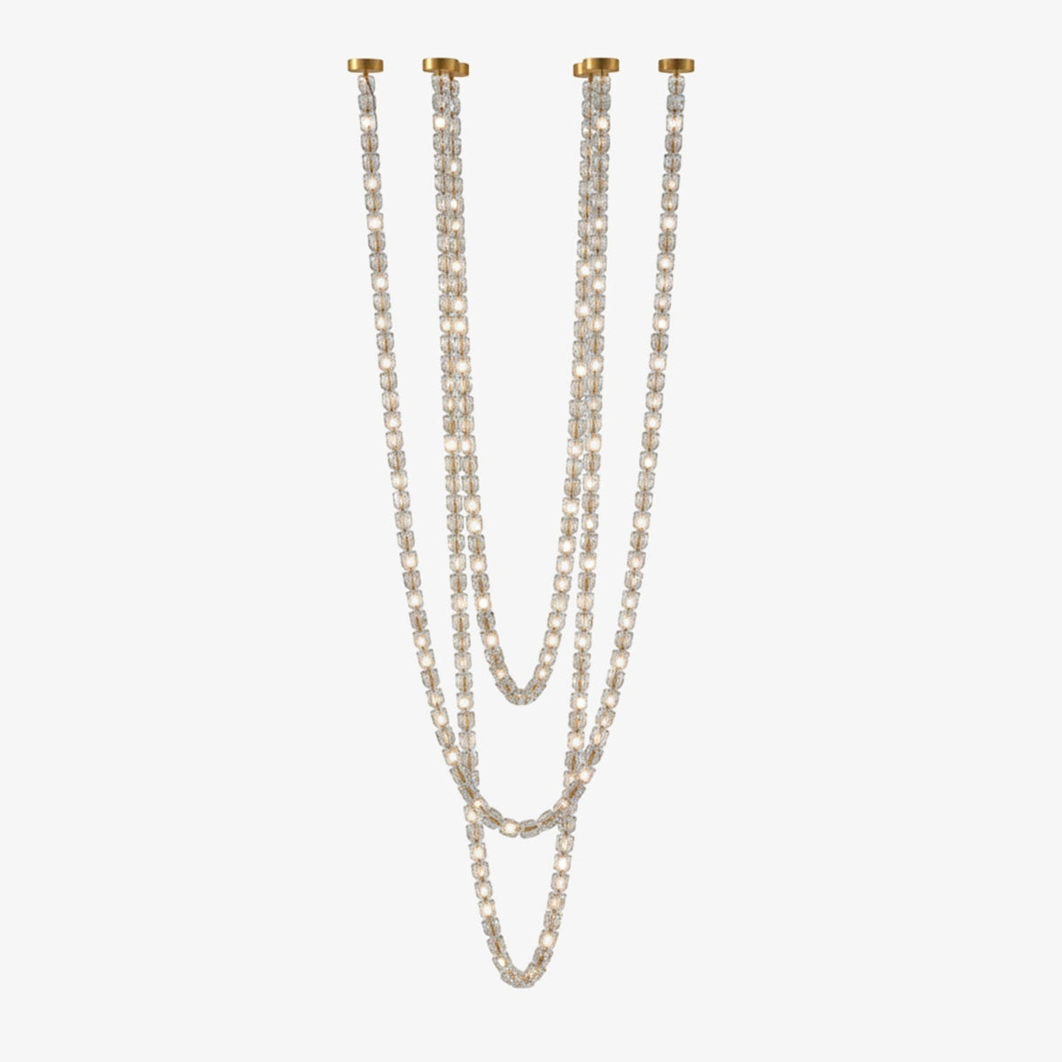 Gabriel Chandelier G - 161 Lights ∅ 47.2″ x H 118″ / Dia 120cm x H 300cmClear & ChromeWarm Lightcasivra