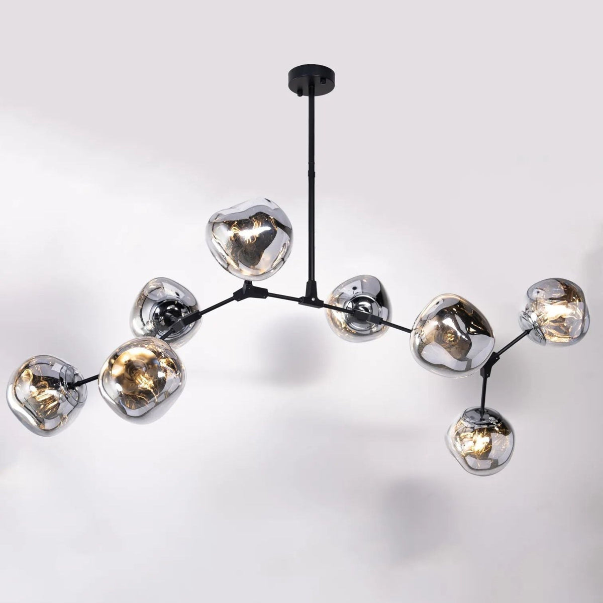 Galaxy Ball Glass Crystal Pendant Chandelier - SmokeAcasivra