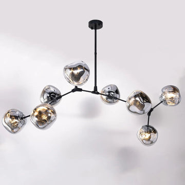 Galaxy Ball Glass Crystal Pendant Chandelier - SmokeAcasivra