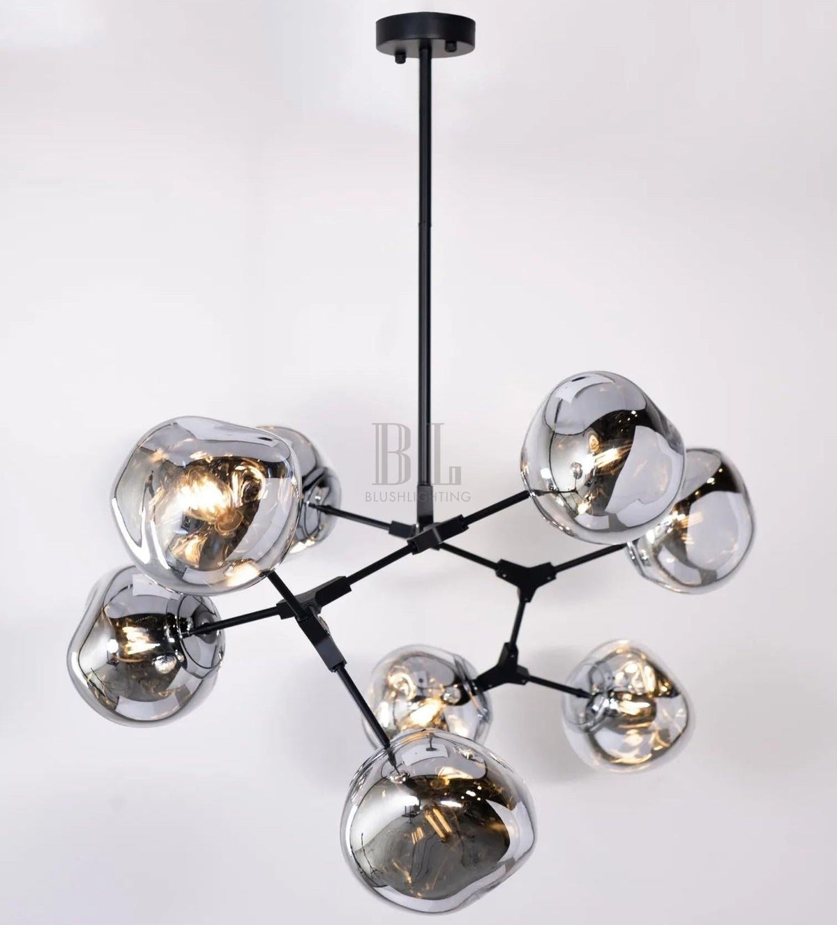Galaxy Ball Glass Crystal Pendant Chandelier - SmokeAcasivra