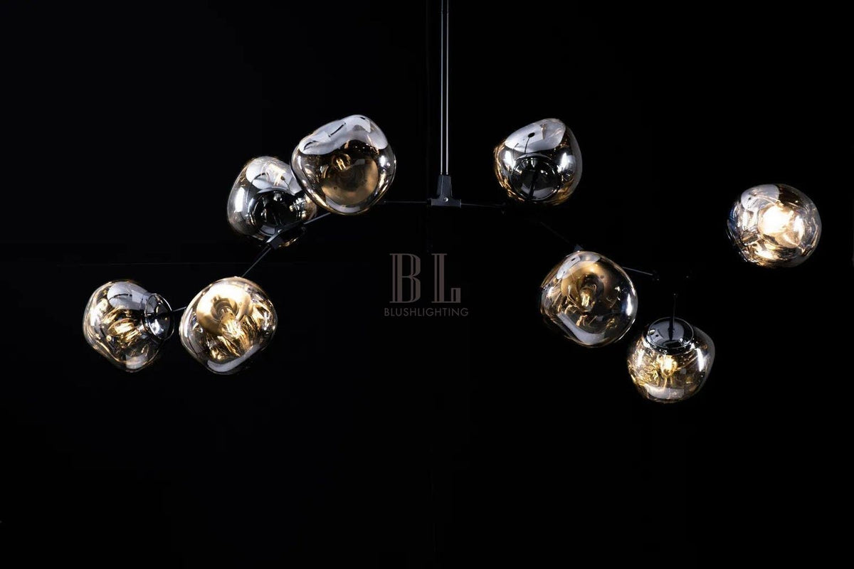 Galaxy Ball Glass Crystal Pendant Chandelier - SmokeAcasivra