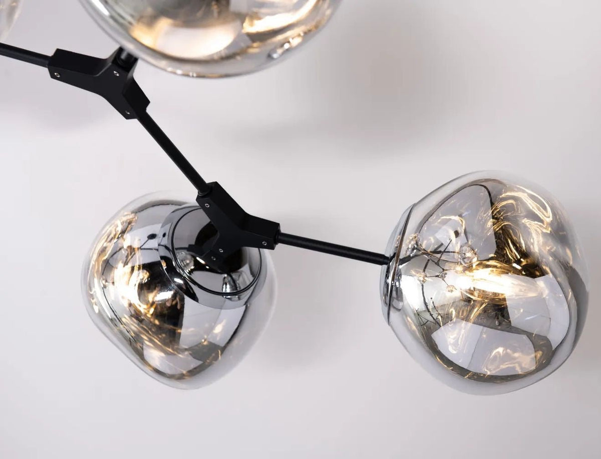 Galaxy Ball Glass Crystal Pendant Chandelier - SmokeAcasivra