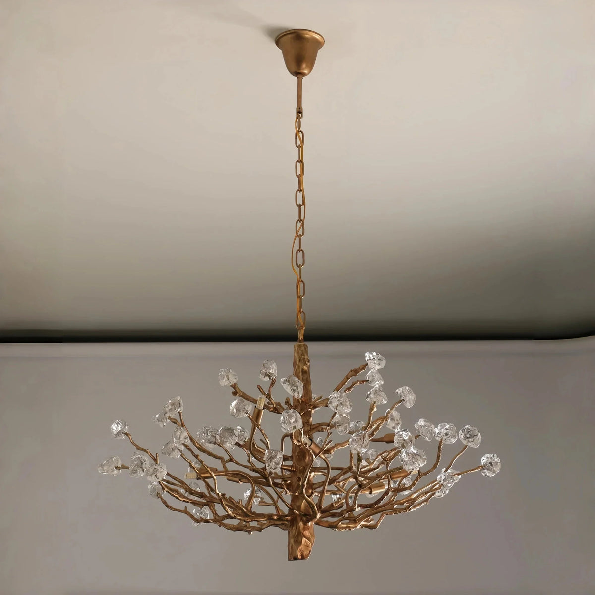 Gemstone Branch Chandelier with Artistic Design for Bedroom or Living Room - 10 Lights/D31.5"*H21.65"Warm Lightcasivra